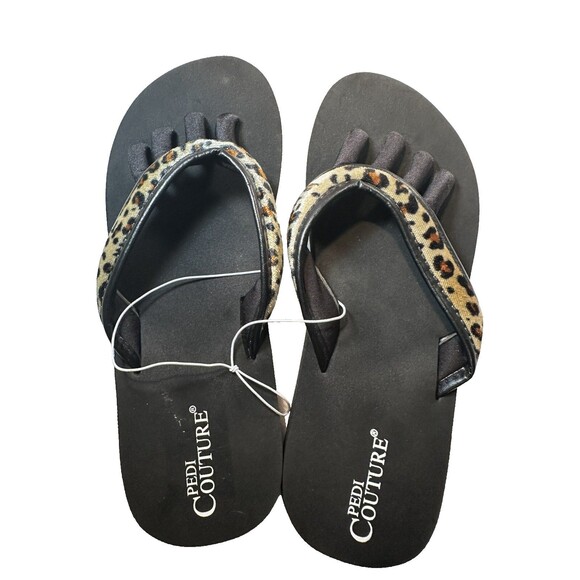 Pedi Couture Toe Separator Sandals for Women- Pedicure/Yoga Sz 10- Arch Support - Picture 1 of 4